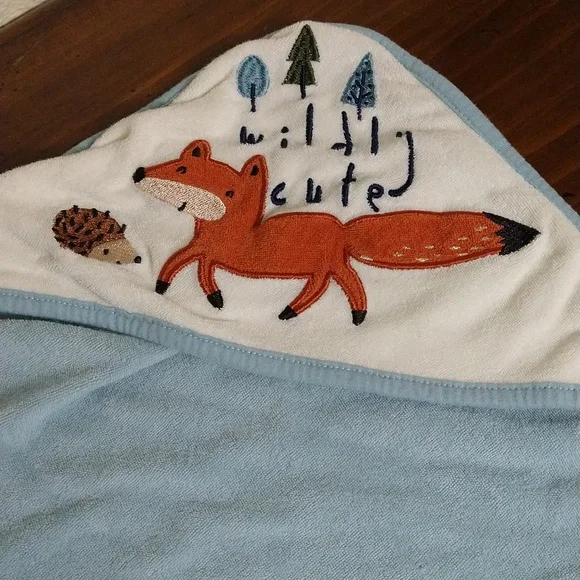 7 Items Little Me & More Fox Baby Themed, Blanket and Towel, Clothing Set - Picture 15 of 16